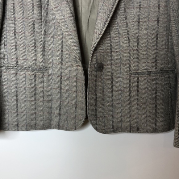 VINTAGE Edgeworth Clothiers Women's Gray Jacket and Skirt Suit 2 piece Dress 10 - Picture 8 of 13